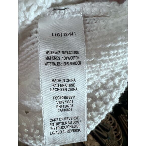 Avon Studio 1886 Open Weave Drop Shoulder Sweater Size xl - Picture 3 of 7